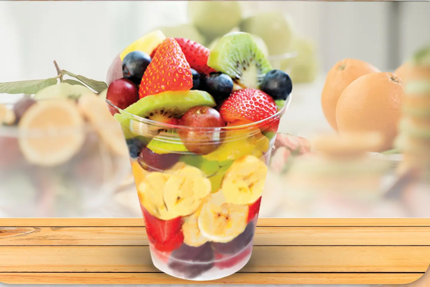 Fruit Slat   Cup - Medium