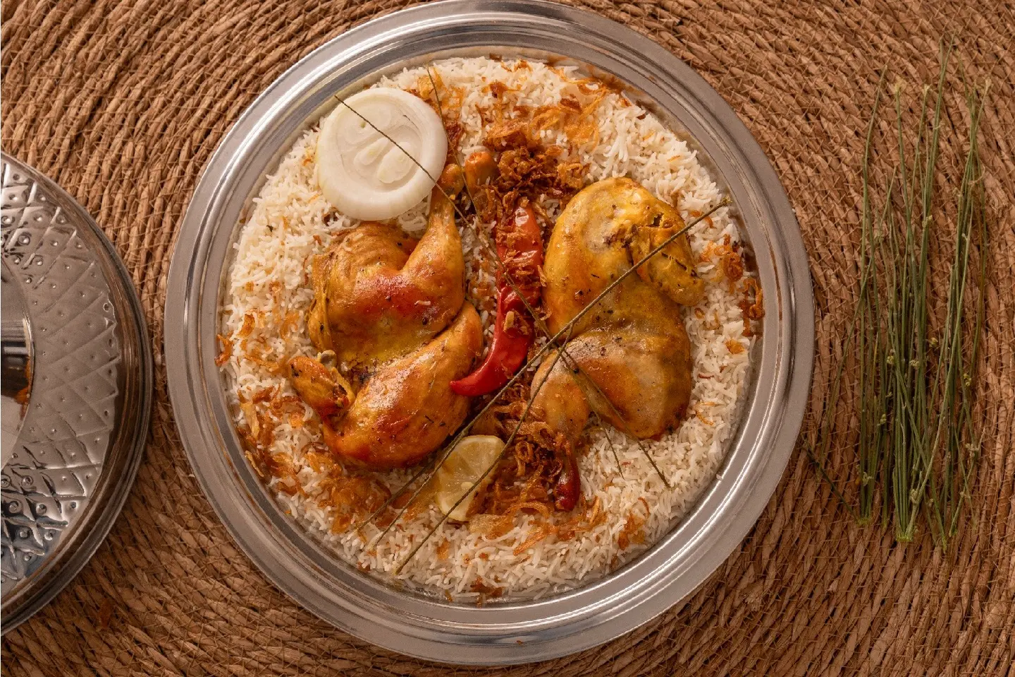 دجاج حنيذ مدخن - نصف دجاجة