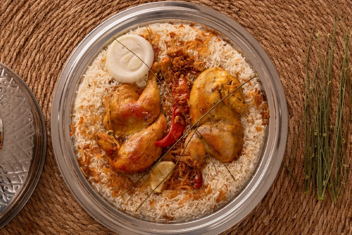 دجاج حنيذ - نصف دجاجة