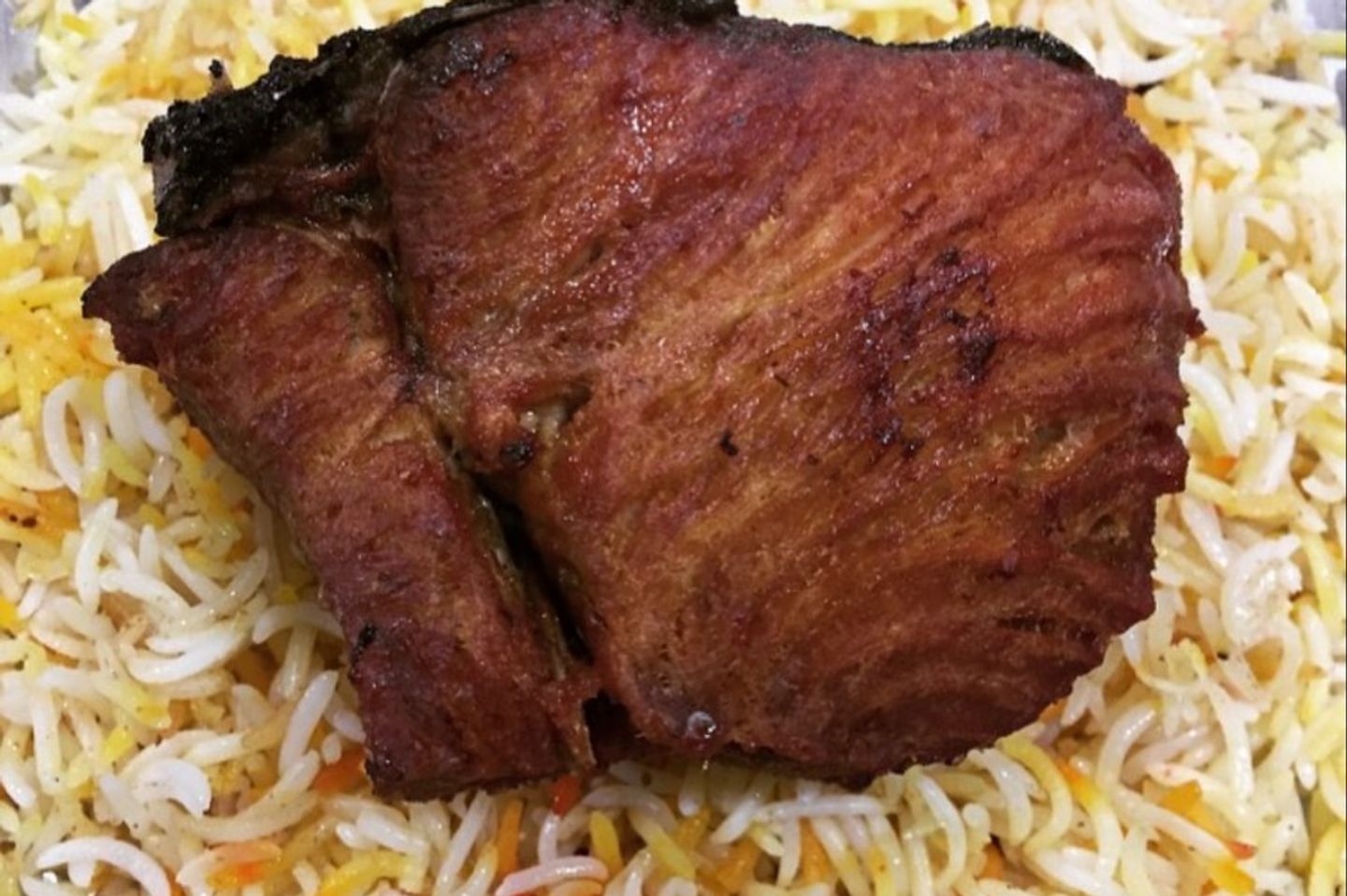 سمك ثمد مقلي - ساده