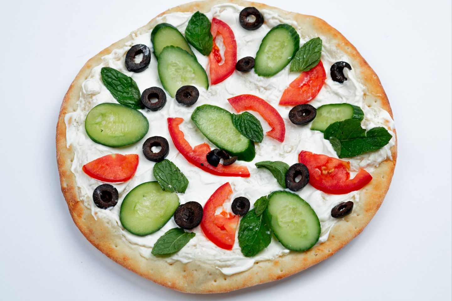Vegetable Labneh Manoush - Medium