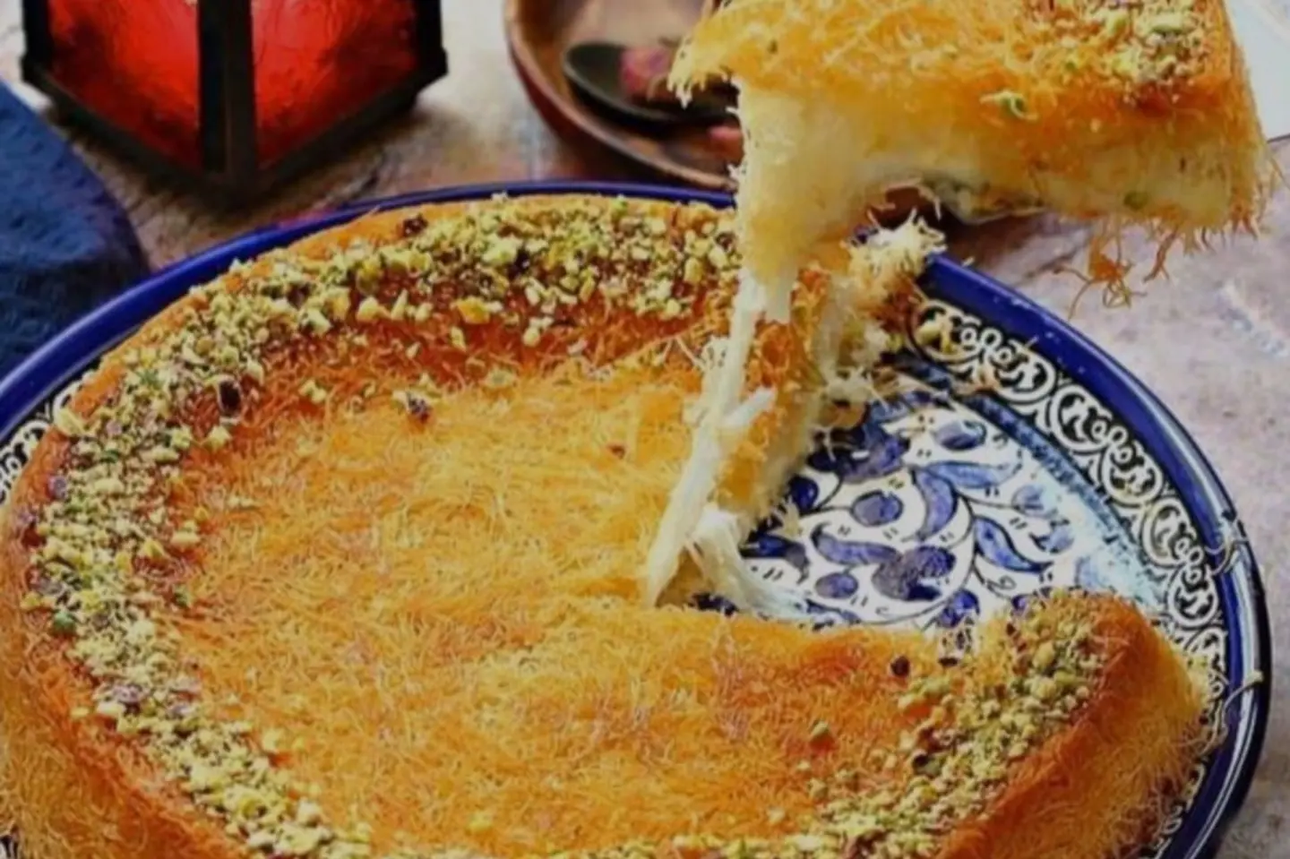 كنافه قشطه وجبن - كنافه قشطه وجبن