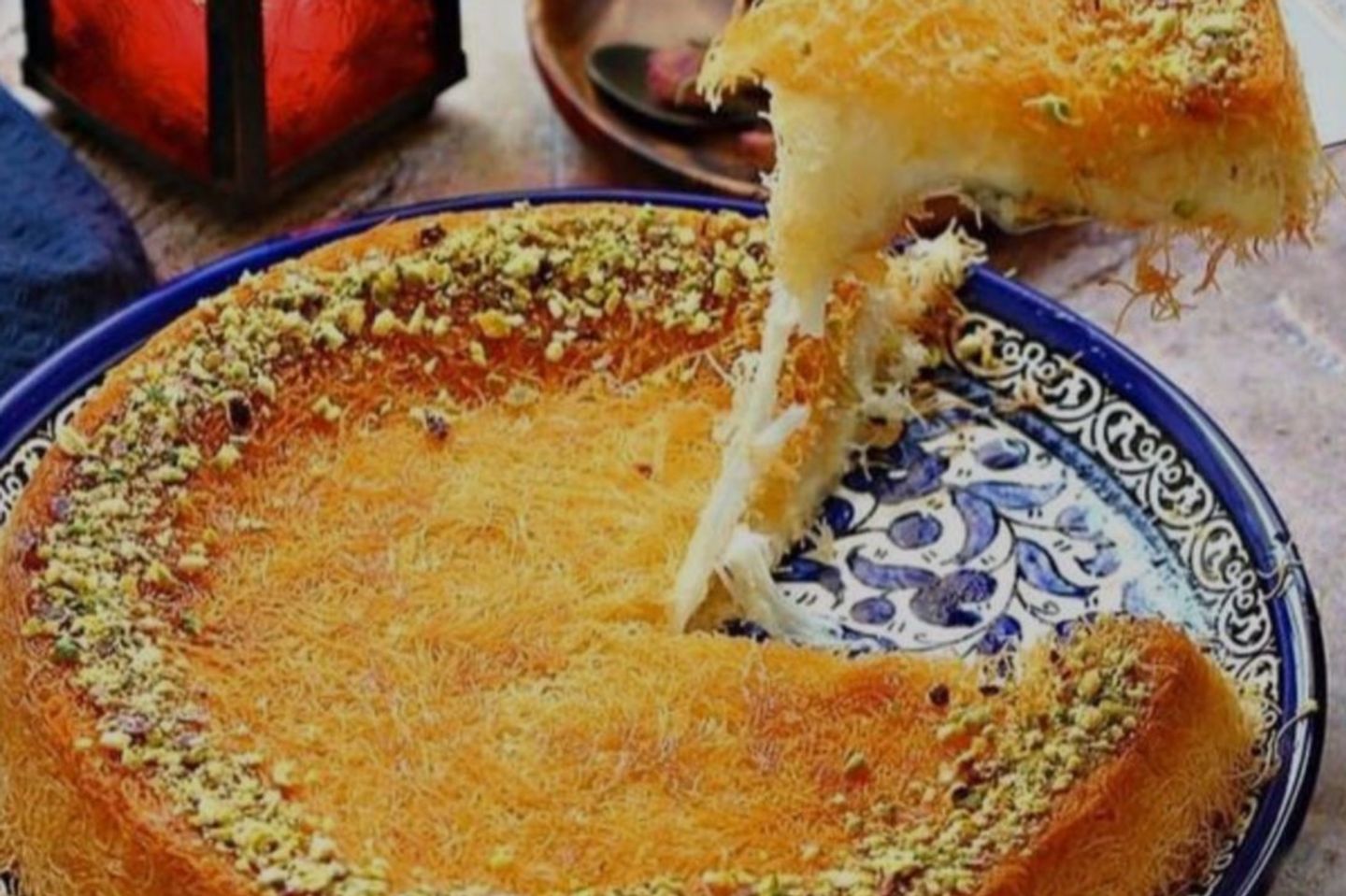 كنافه قشطه وجبن - كنافه قشطه وجبن