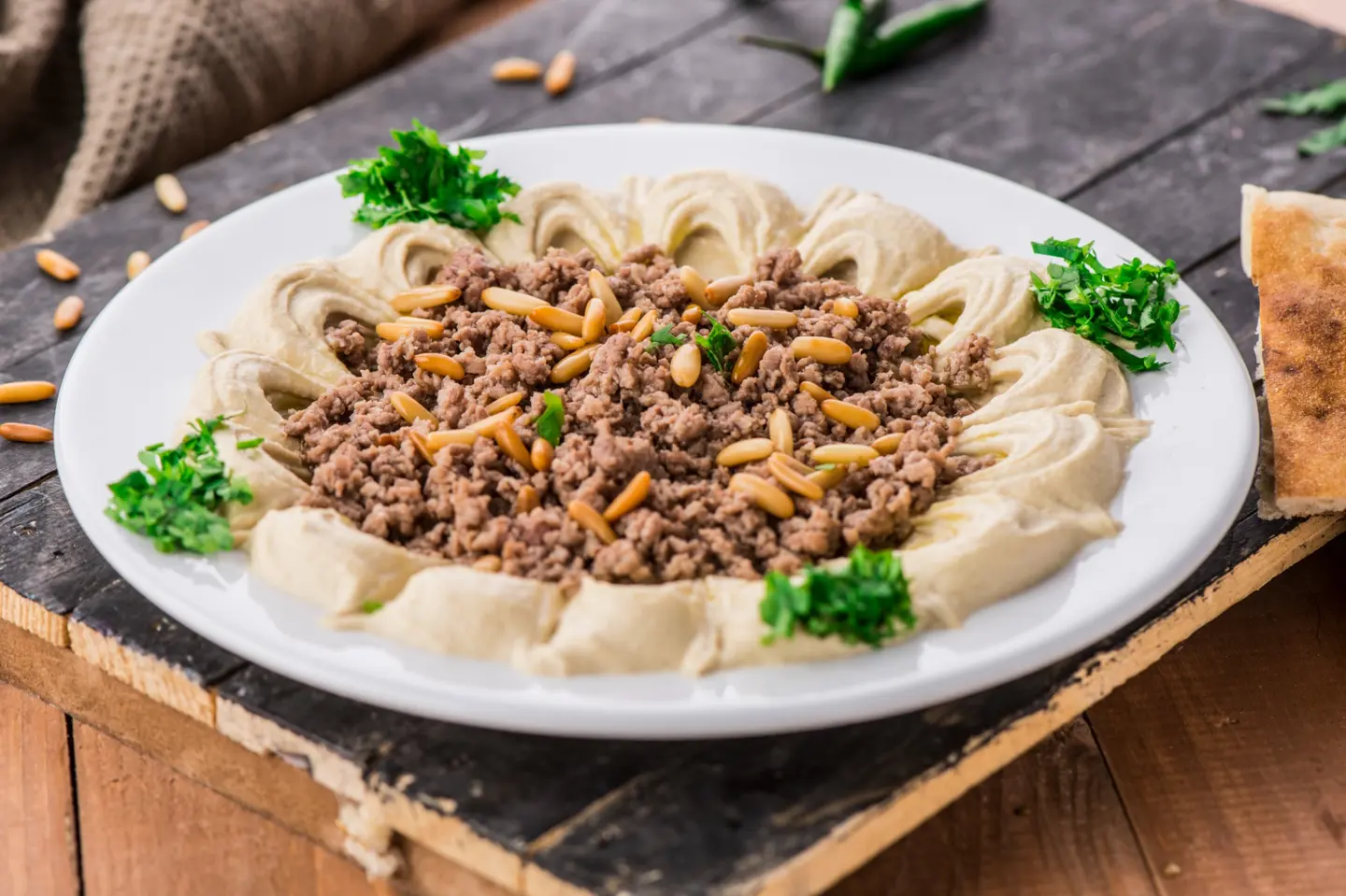 حمص باللحم - عادي