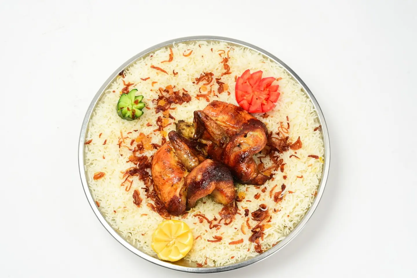 Grill Chicken With Rice - Half Pcs