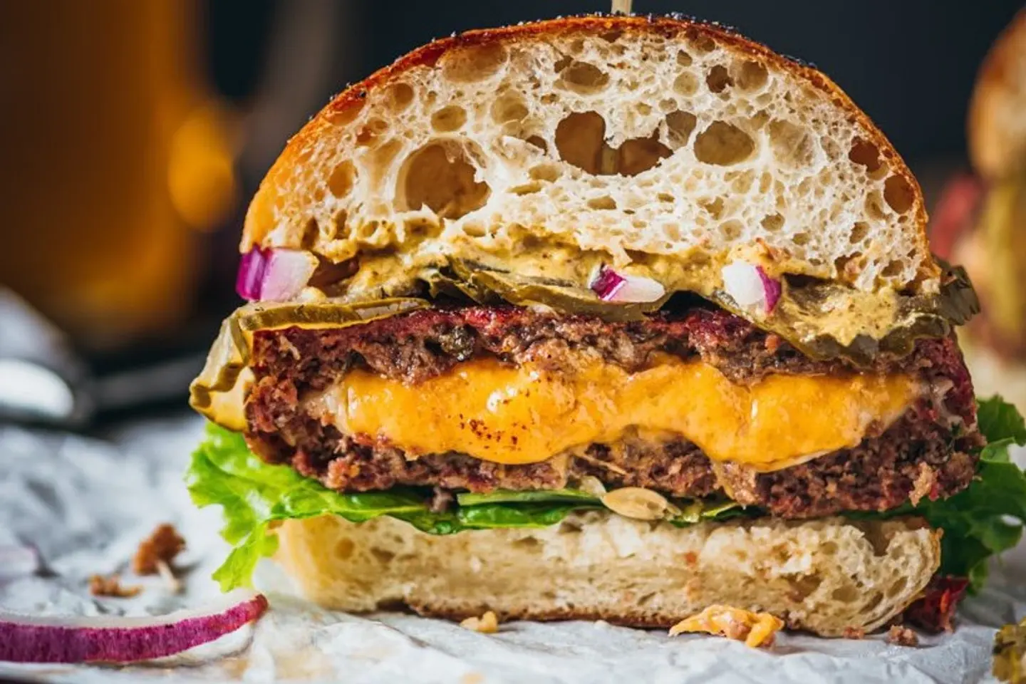 Grilled Beef Burger - Meal