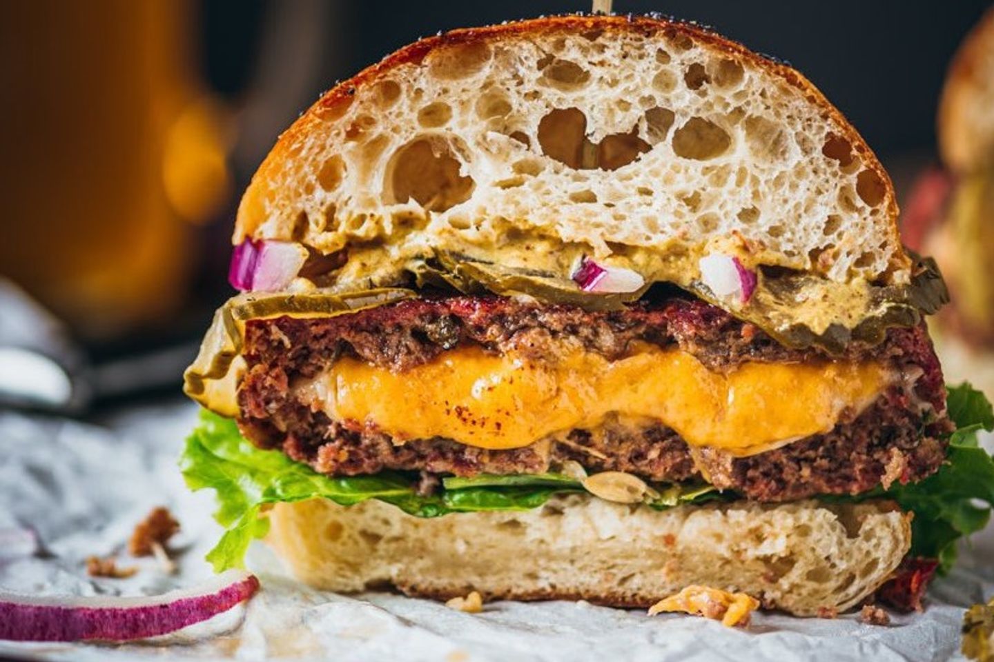 Grilled Beef Burger - Meal