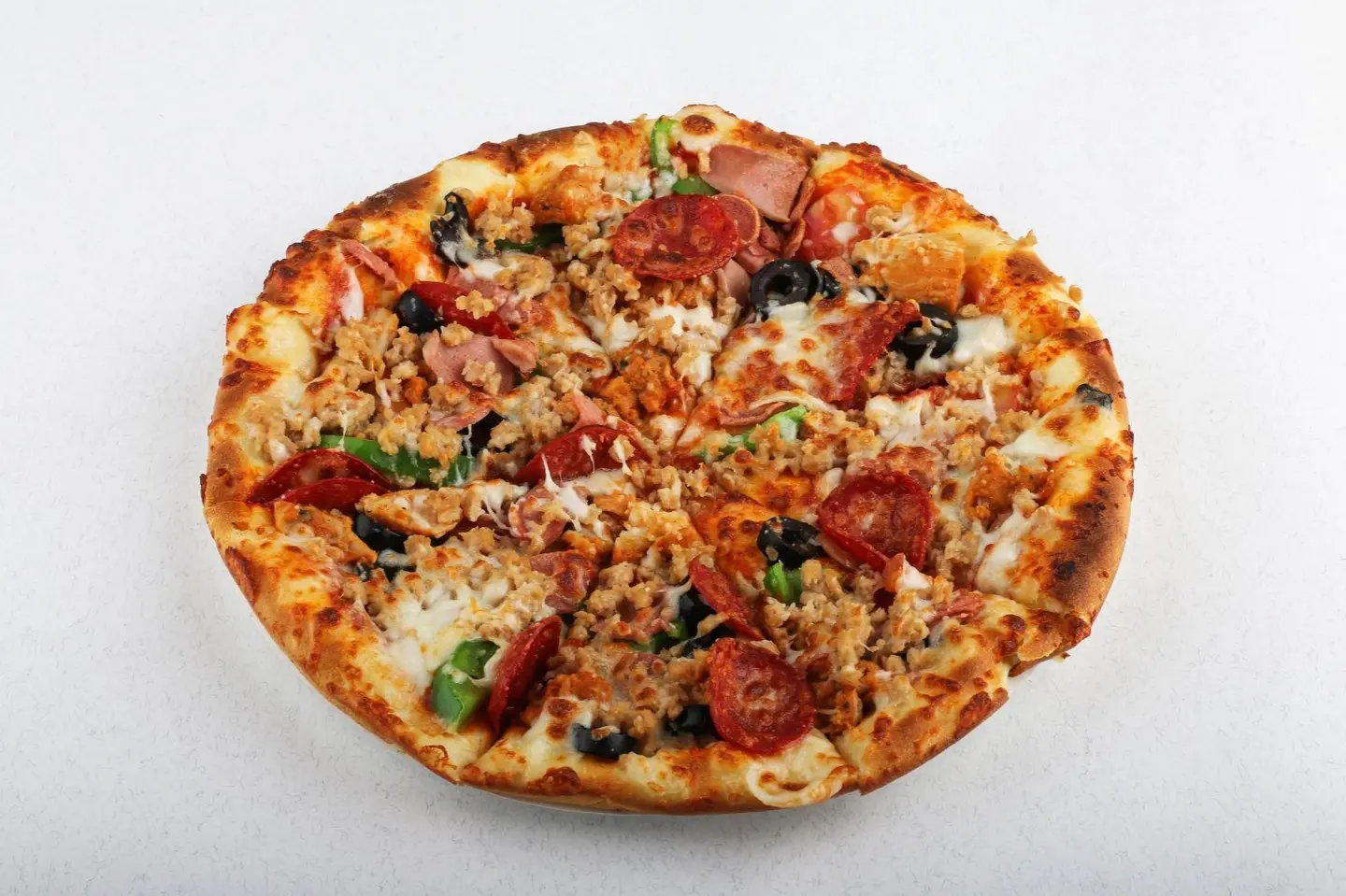 بيتزا لحم مفروم - وسط