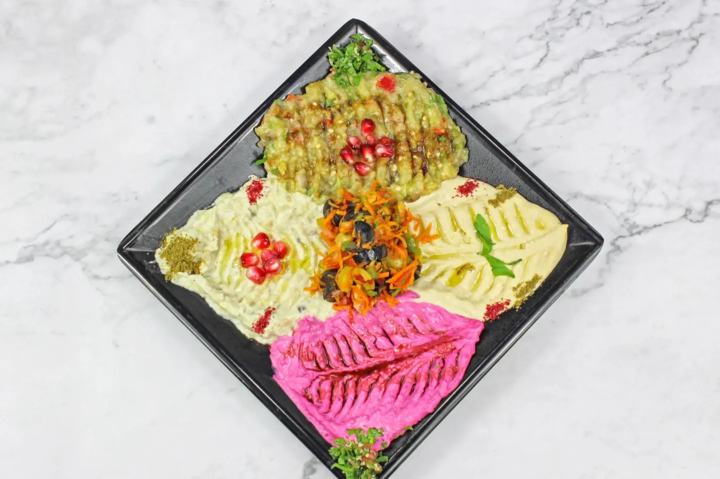A Plate Of Mixed Appetizers - Small