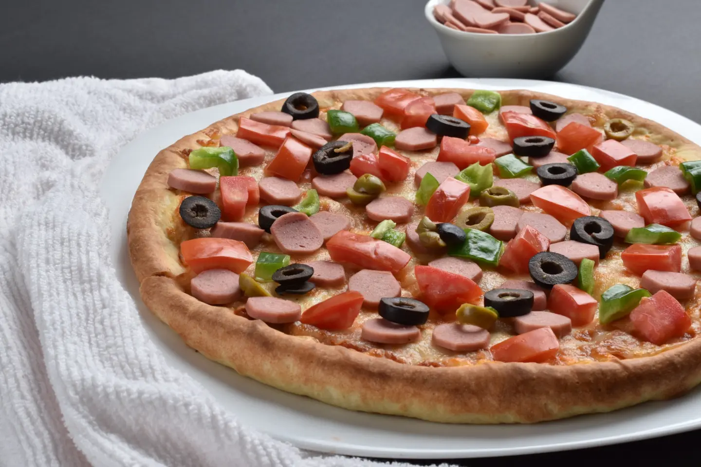 Meat Sausage Pizza - Small