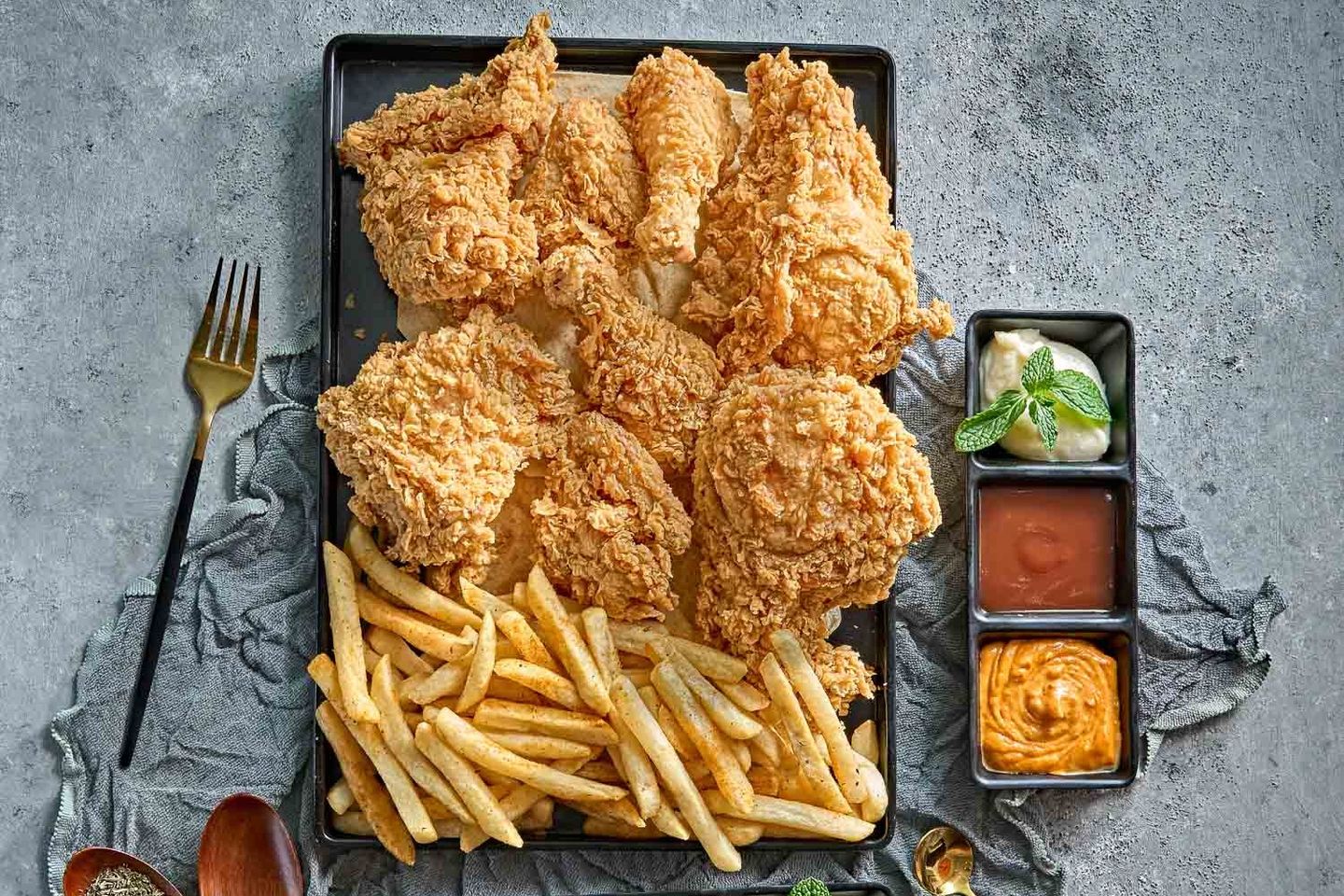 Broasted Meal - 8 Pcs