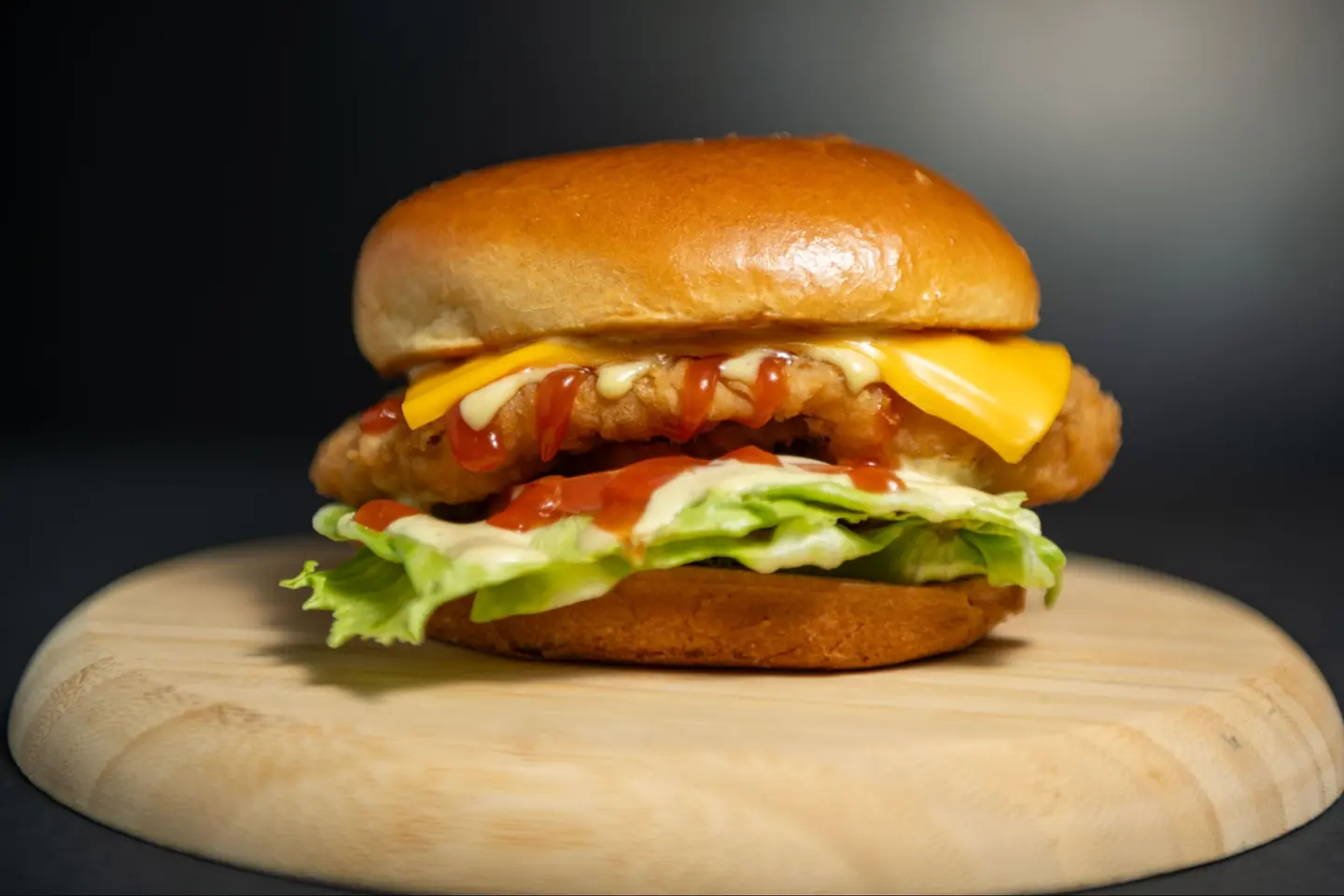 برجر دجاج - برجر دجاج-ساندويتش