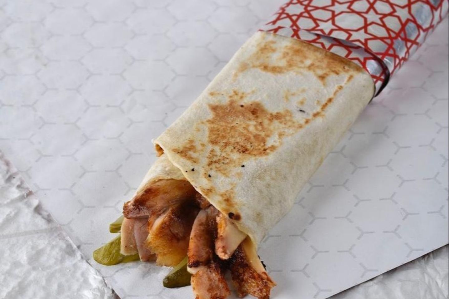 Chicken Shawarma Sandwich With Chees - Medium