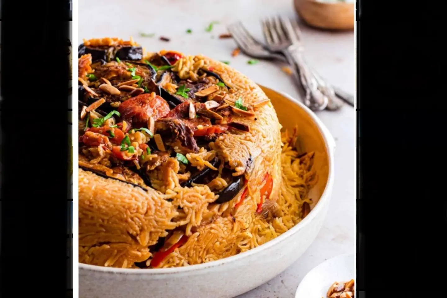 مقلوبة دجاج - نص دجاجة