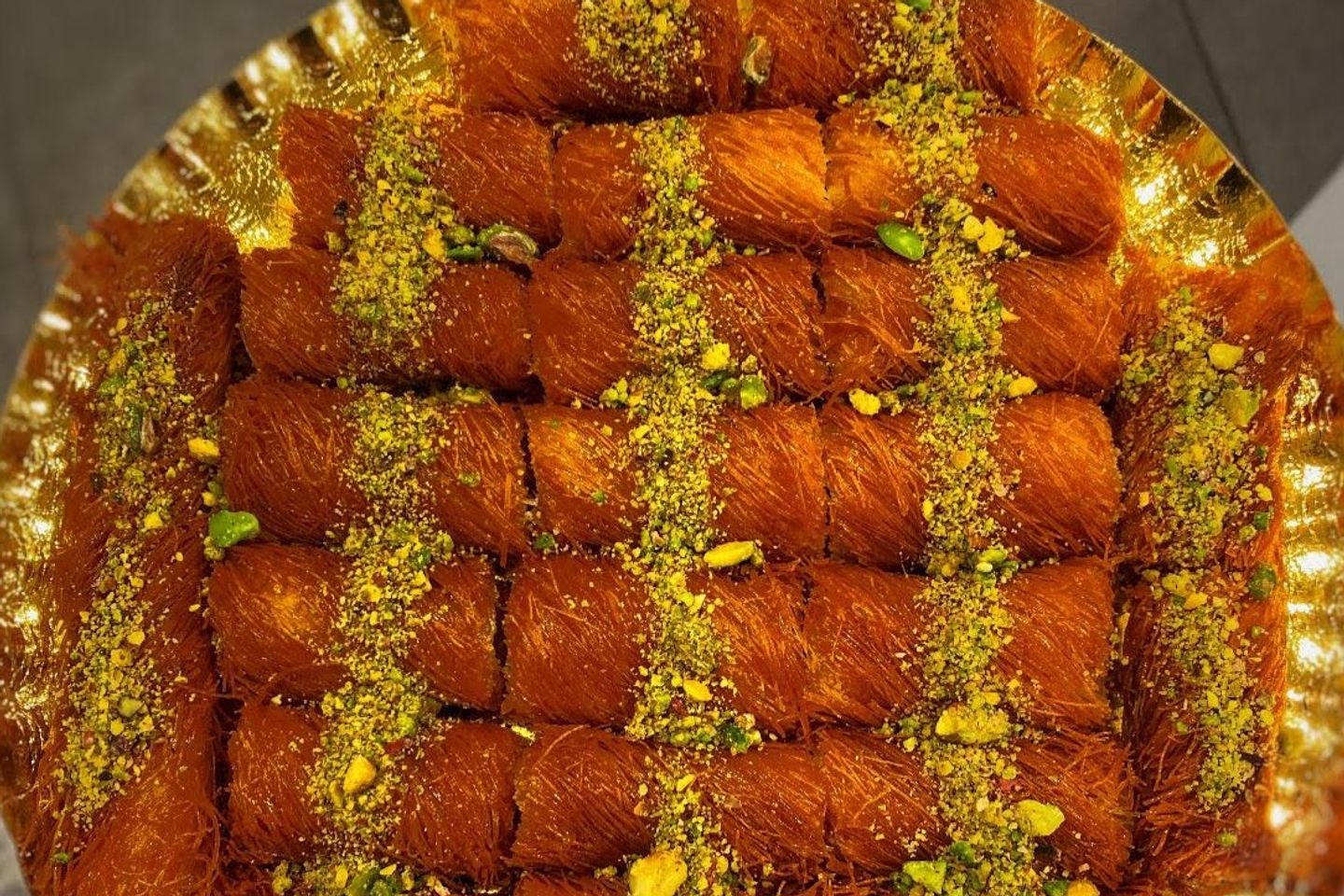 كنافة مبرومة قشطة - صغير
