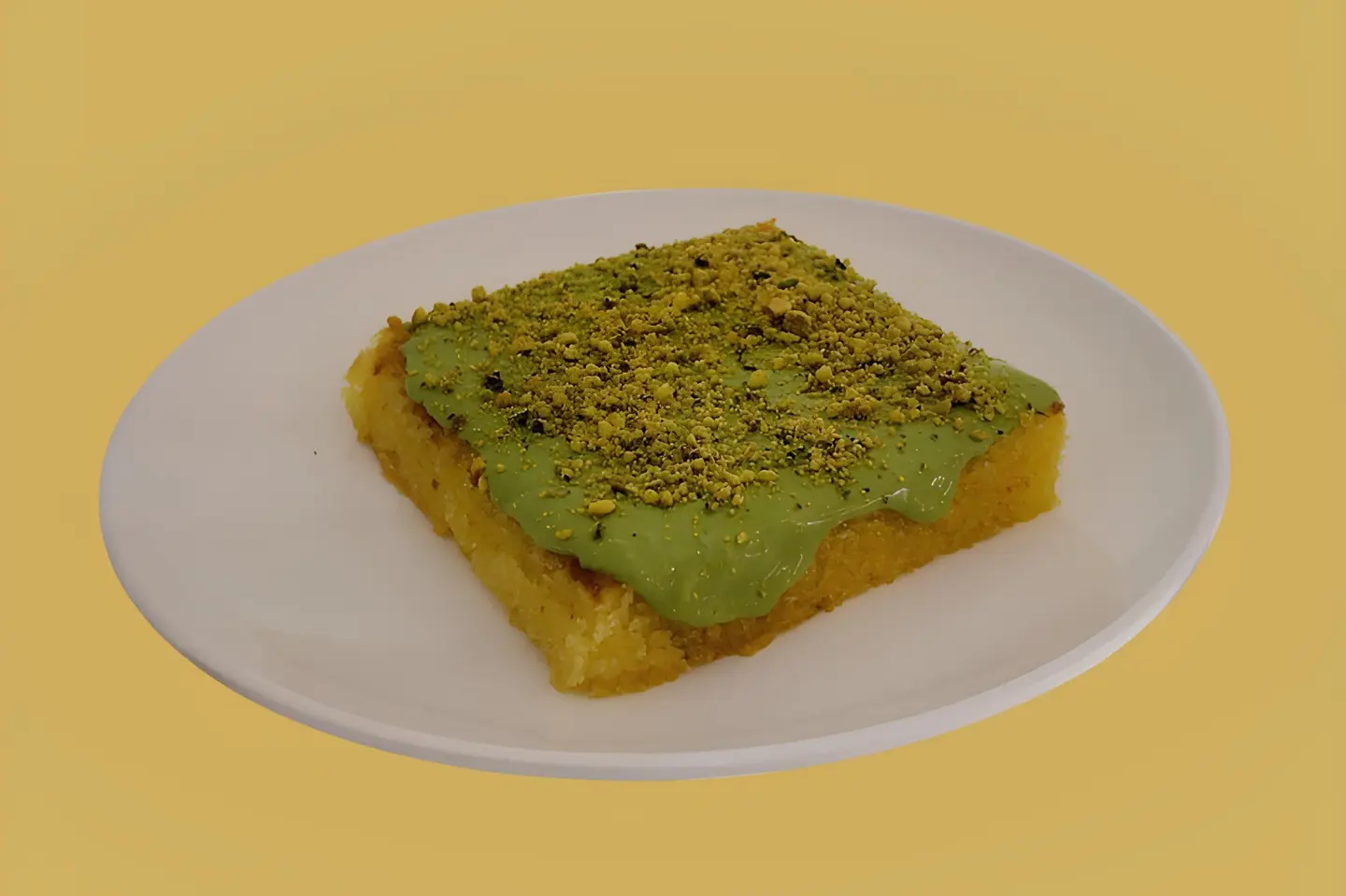 Pistachio Basbousa - 250 Grams