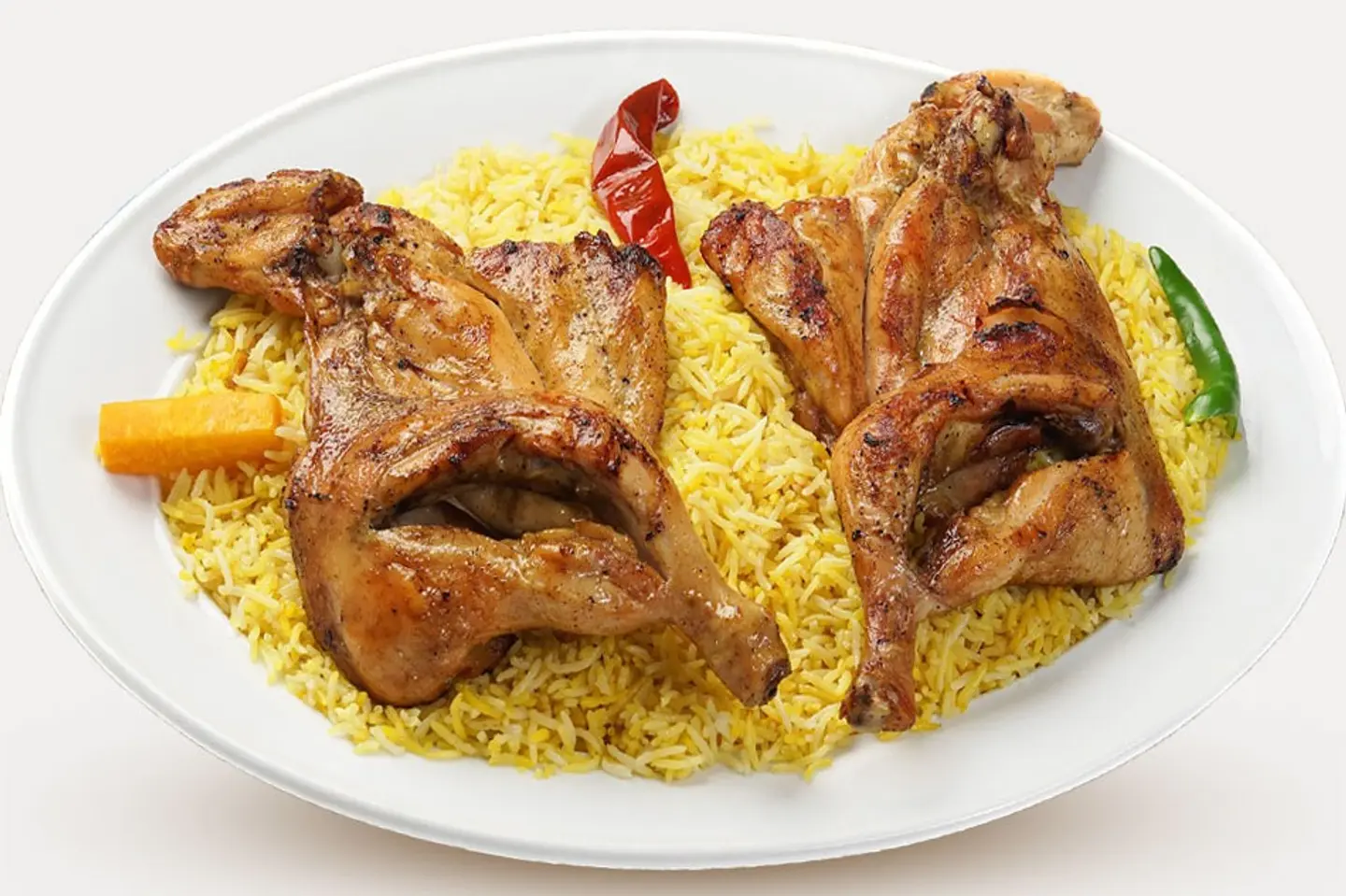 نص دجاج مظبي - رز شعبي