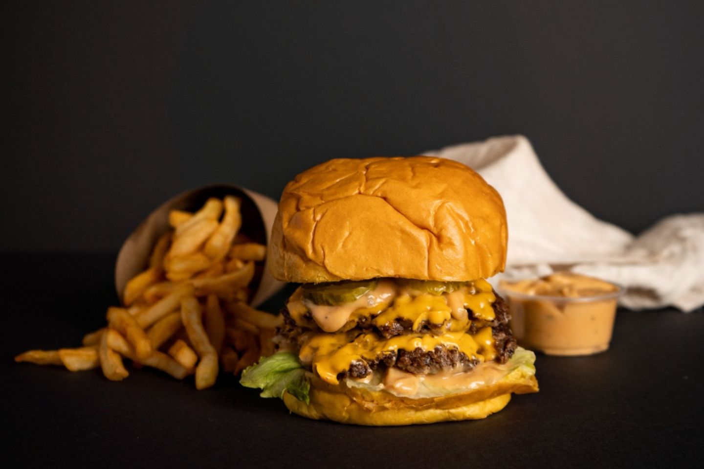 Angus Double Smash Burger - Sandwich