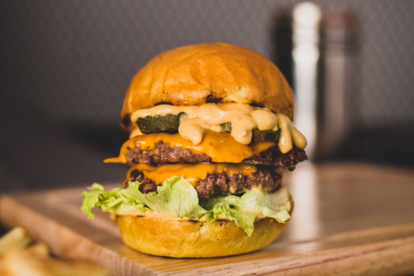 Angus Triple Smash Burger - Sandwich