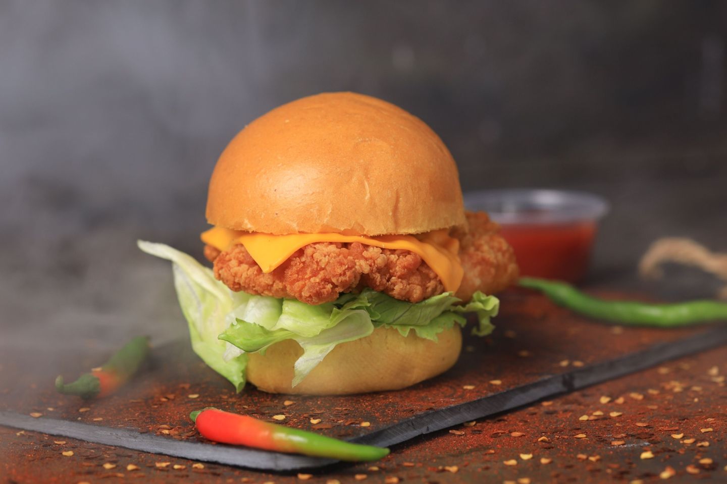 Buffalo Chicken Burger - Sandwich