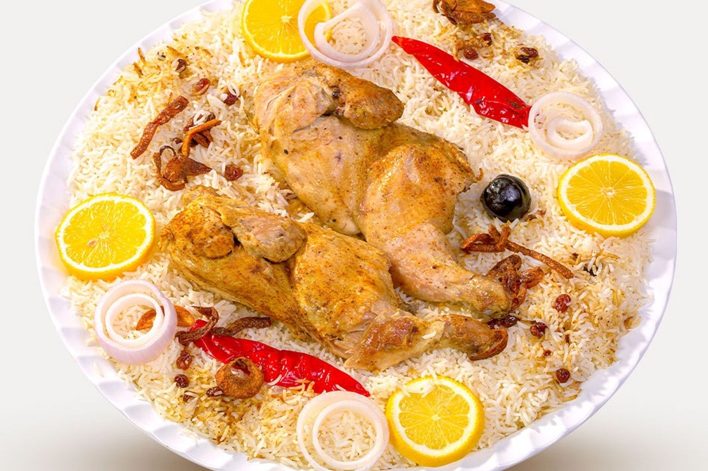 نص دجاج مدفون - رز مثلوثه