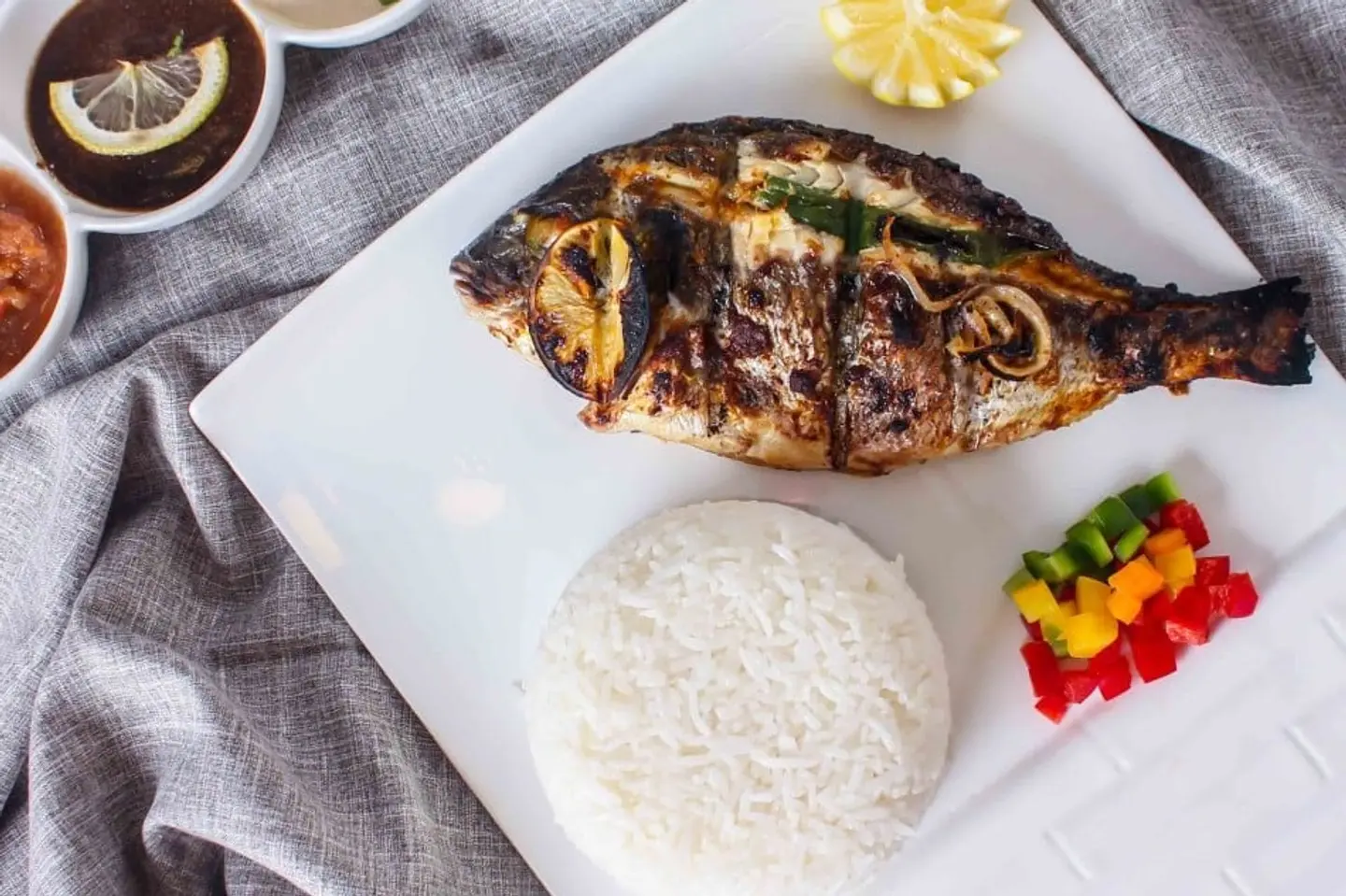 Sea Bream Fish Meal - Grilled
