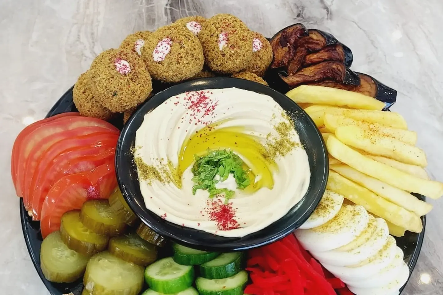 صحن فلافل مشكل - كبير