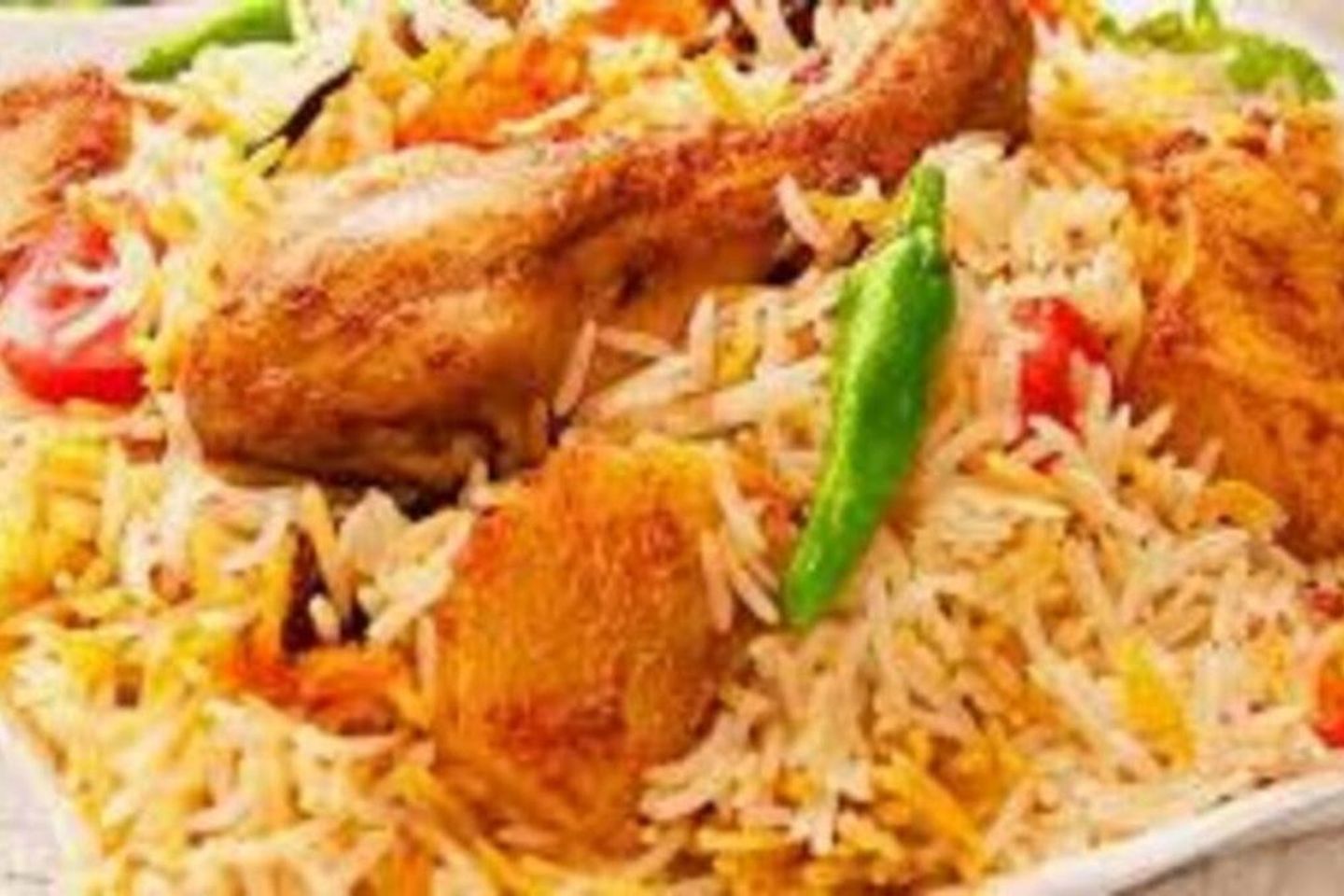 Grilled Chicken With Biryani Rice - Quarter Of A Chicken