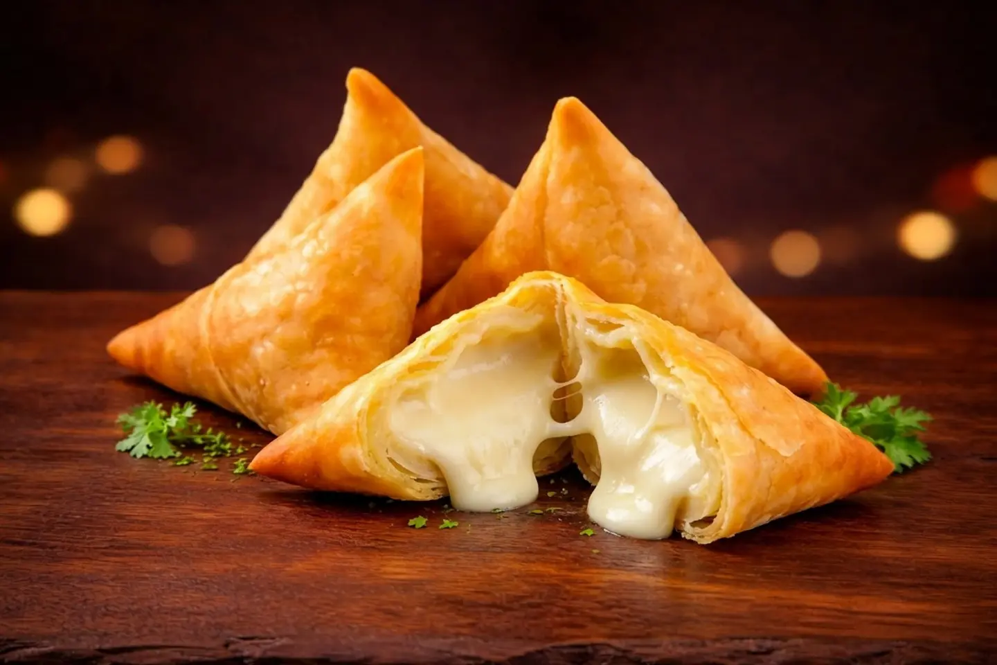 سمبوسة جبن سائل - نص كيلو