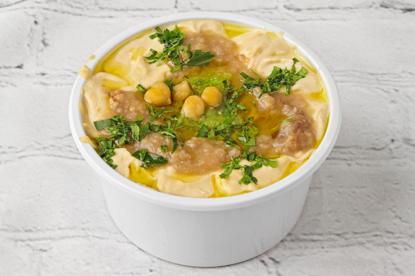 Hummus With Foul - Small