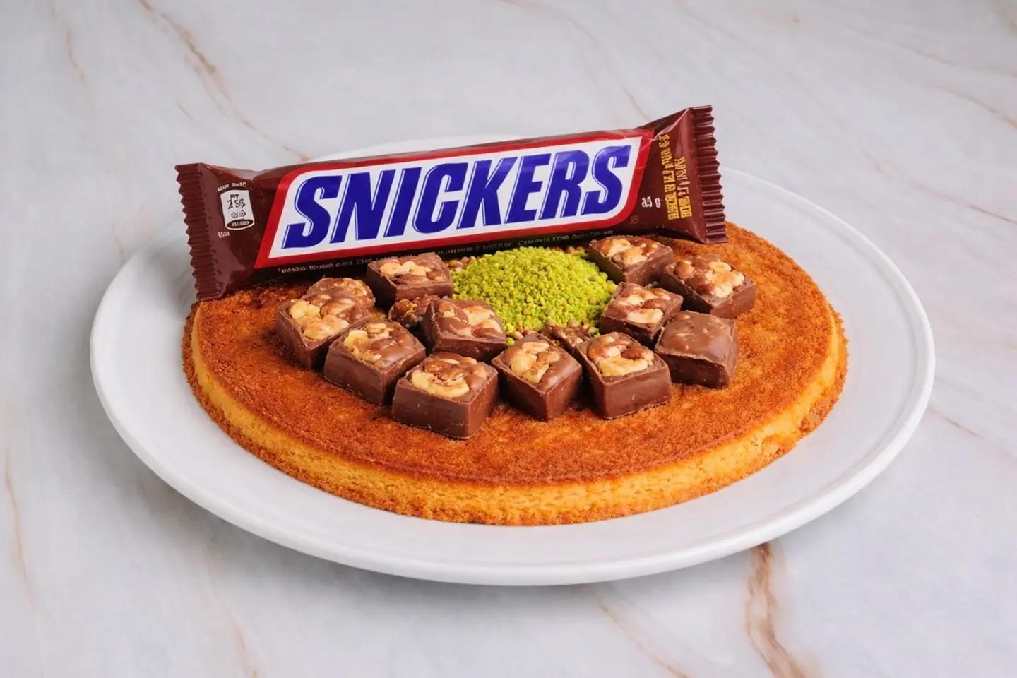 كنافة بالسنيكرز - صغير