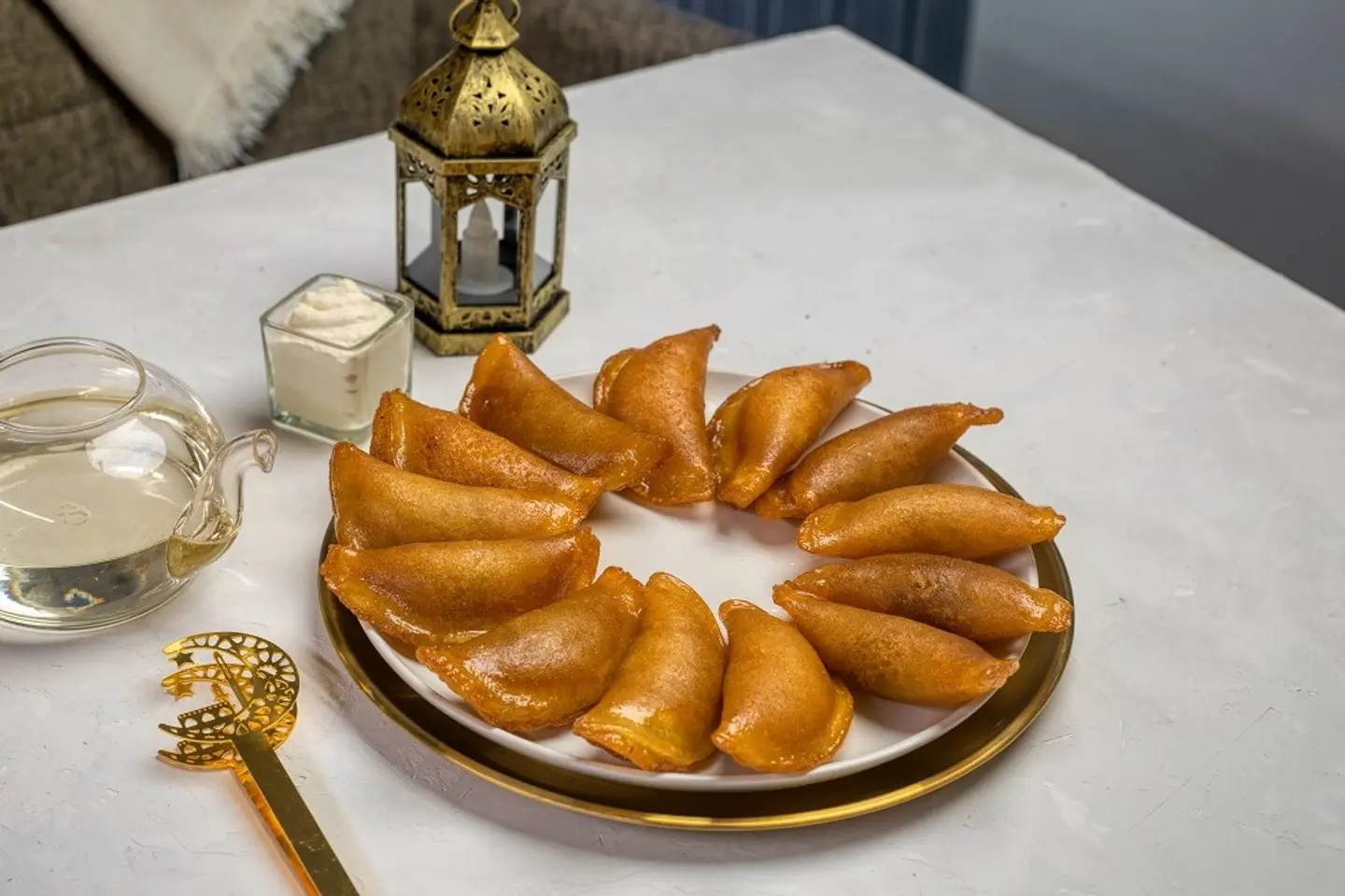 قطايف بالقشطة - صغير