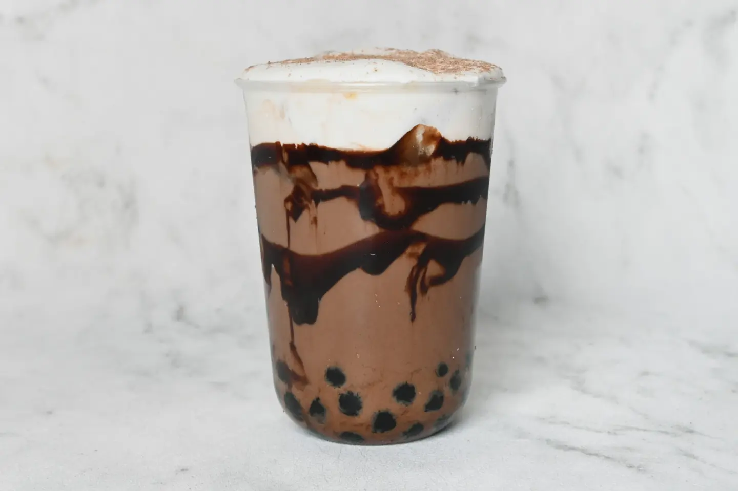 Milk Tea Boba Chocolate  - Large 500 Ml
