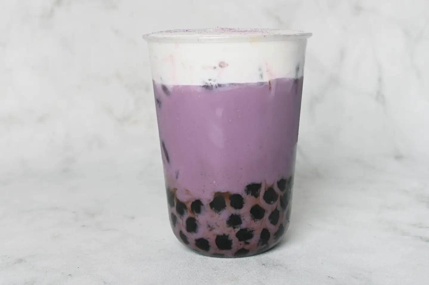 Milk Tea Boba Taro - Large 500 Ml