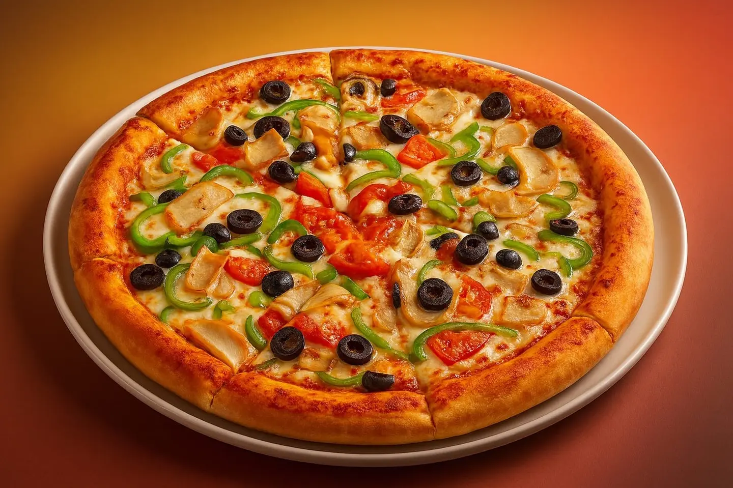 بيتزا خضار -  هجم ‏‏ ‏كبير