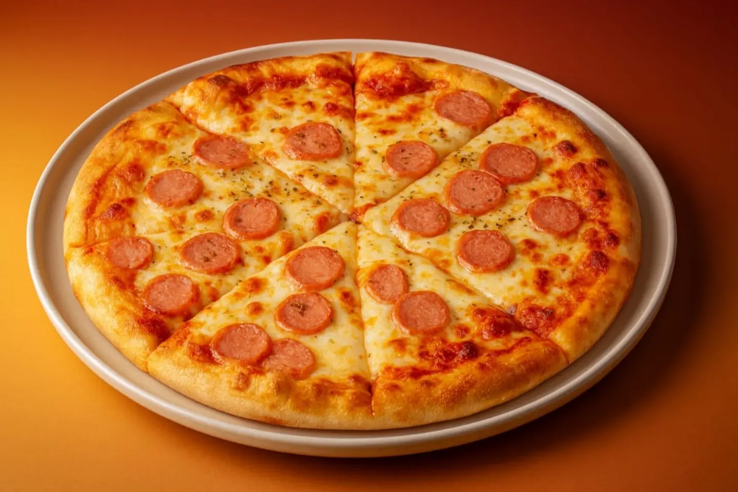 بيتزا نقانق - حجم كبير