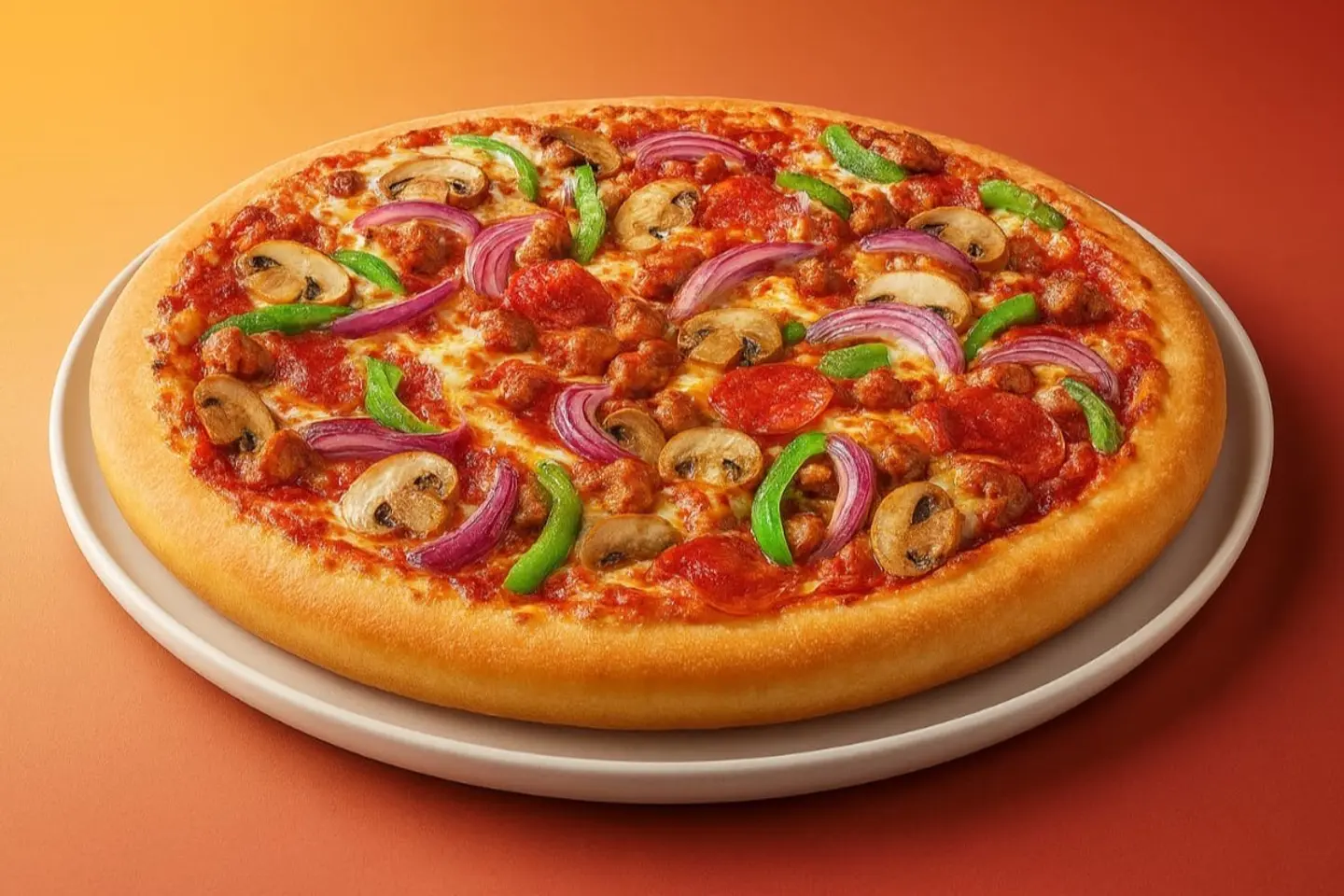 بيتزا سوبريم  - حجم وسط