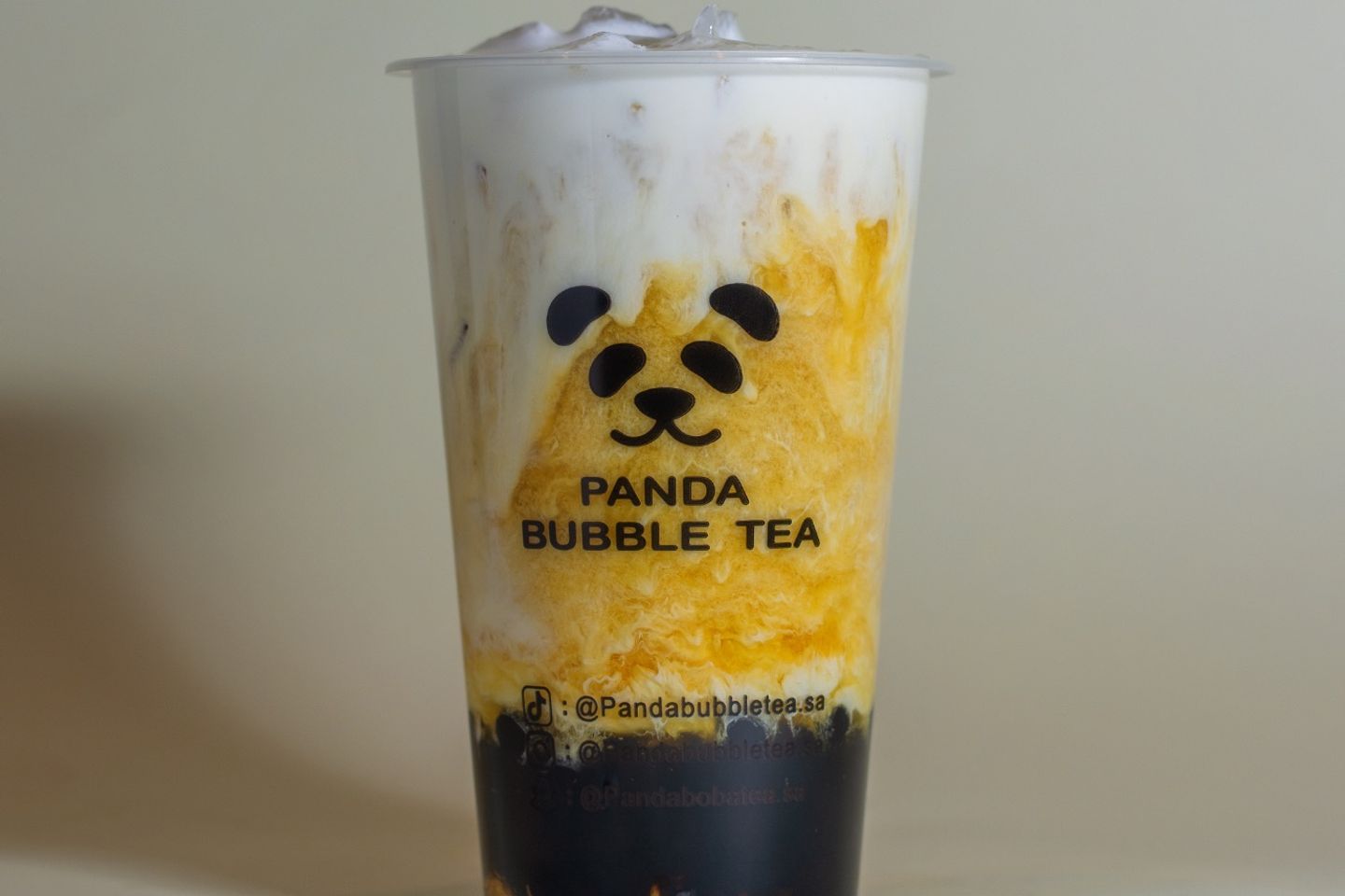 Cheese Top Jasmine Bubble Tea - Medium