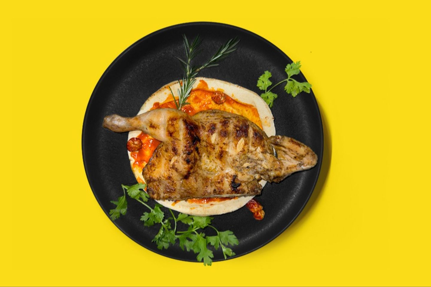 Half Plain Chicken Charcoal - Half Chicken