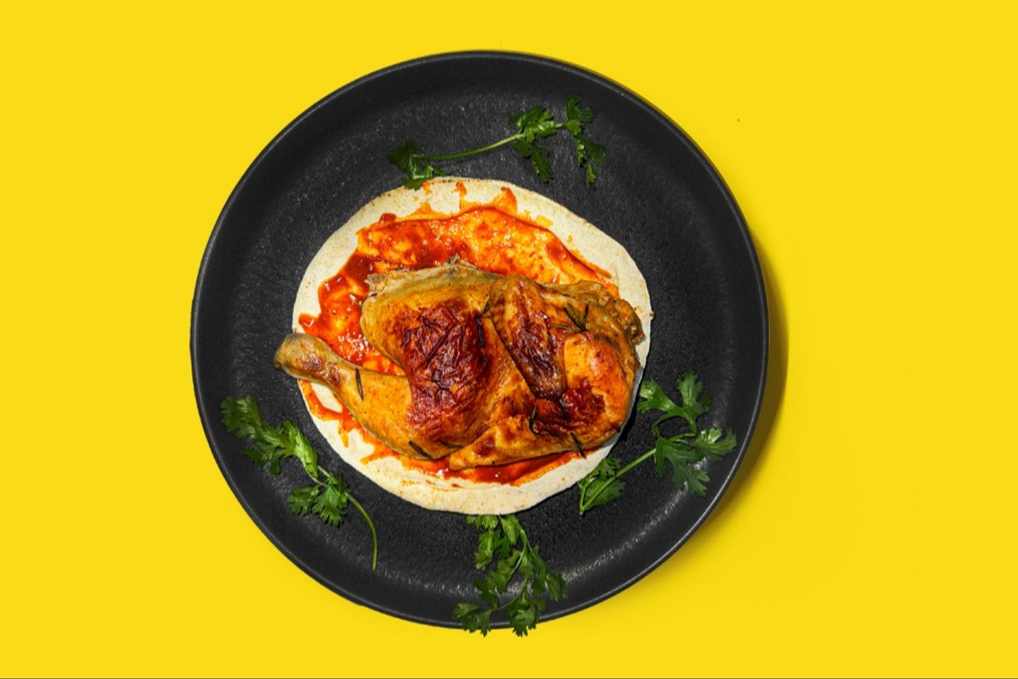 Half Plain Oven Baked Chicken - Half Chicken