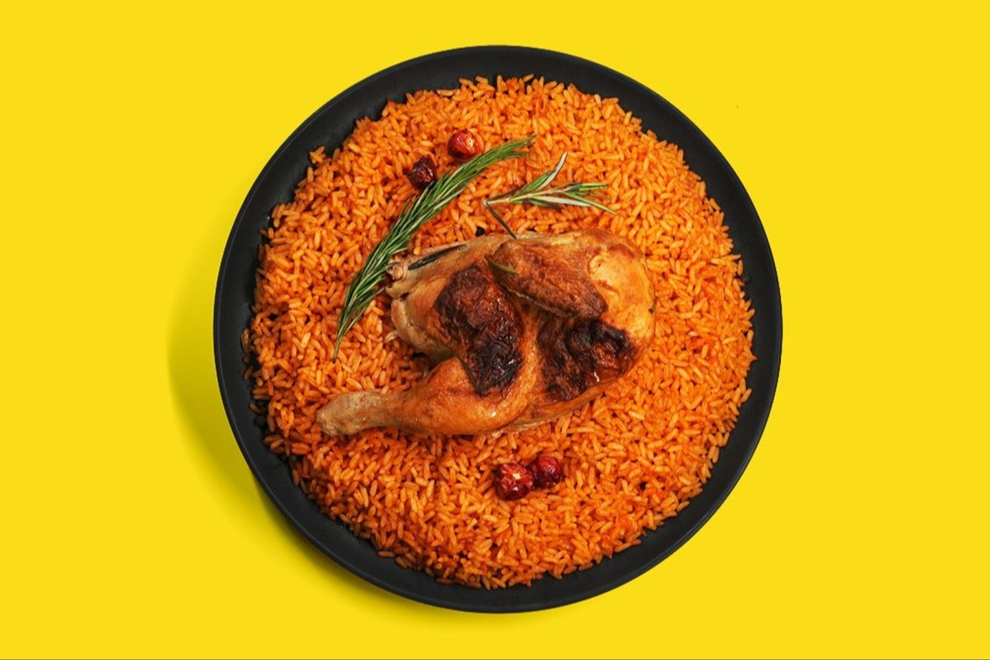 Oven Chicken With Rice - Half Chicken