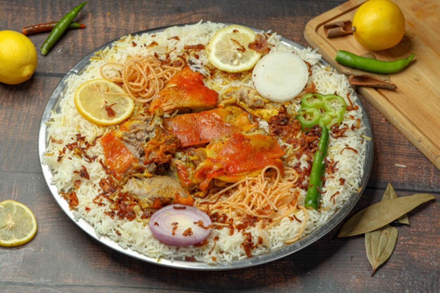 Mandi Goat - 1/4 Goat With Its Plate