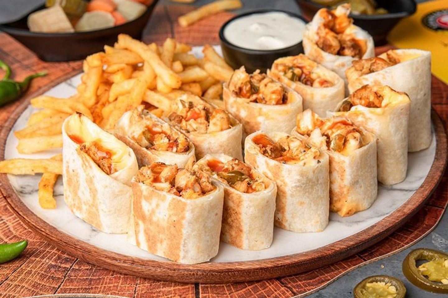 Double Arabic Shawarma - Without Cheese
