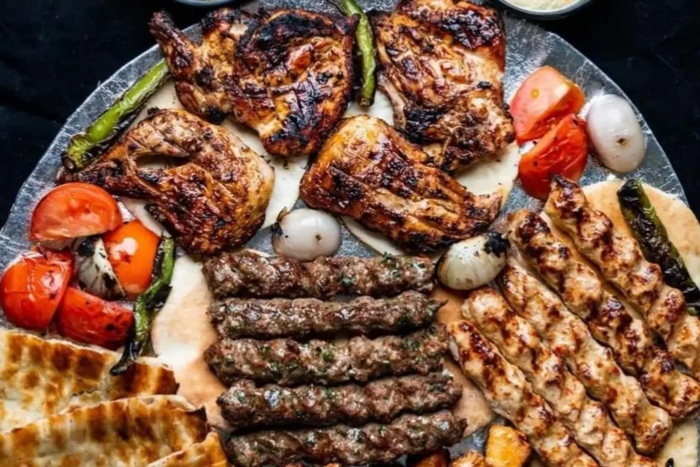 Mixed Plate 11 Skewers - Chicken And Meat