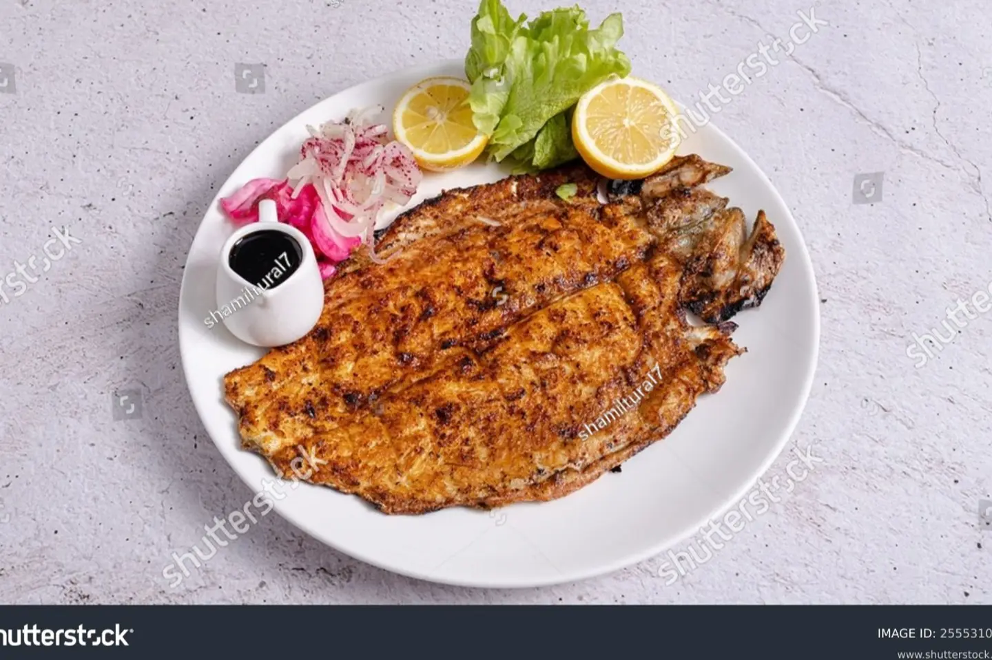 الدنيس المشوي - سمك الدنيس المشوي ١ كيلو