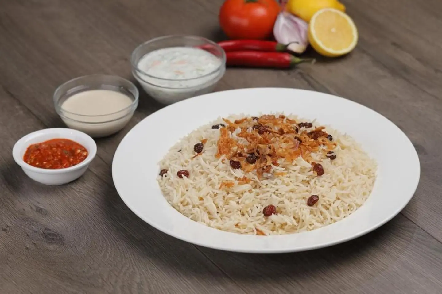 أرز برياني - نص نفر