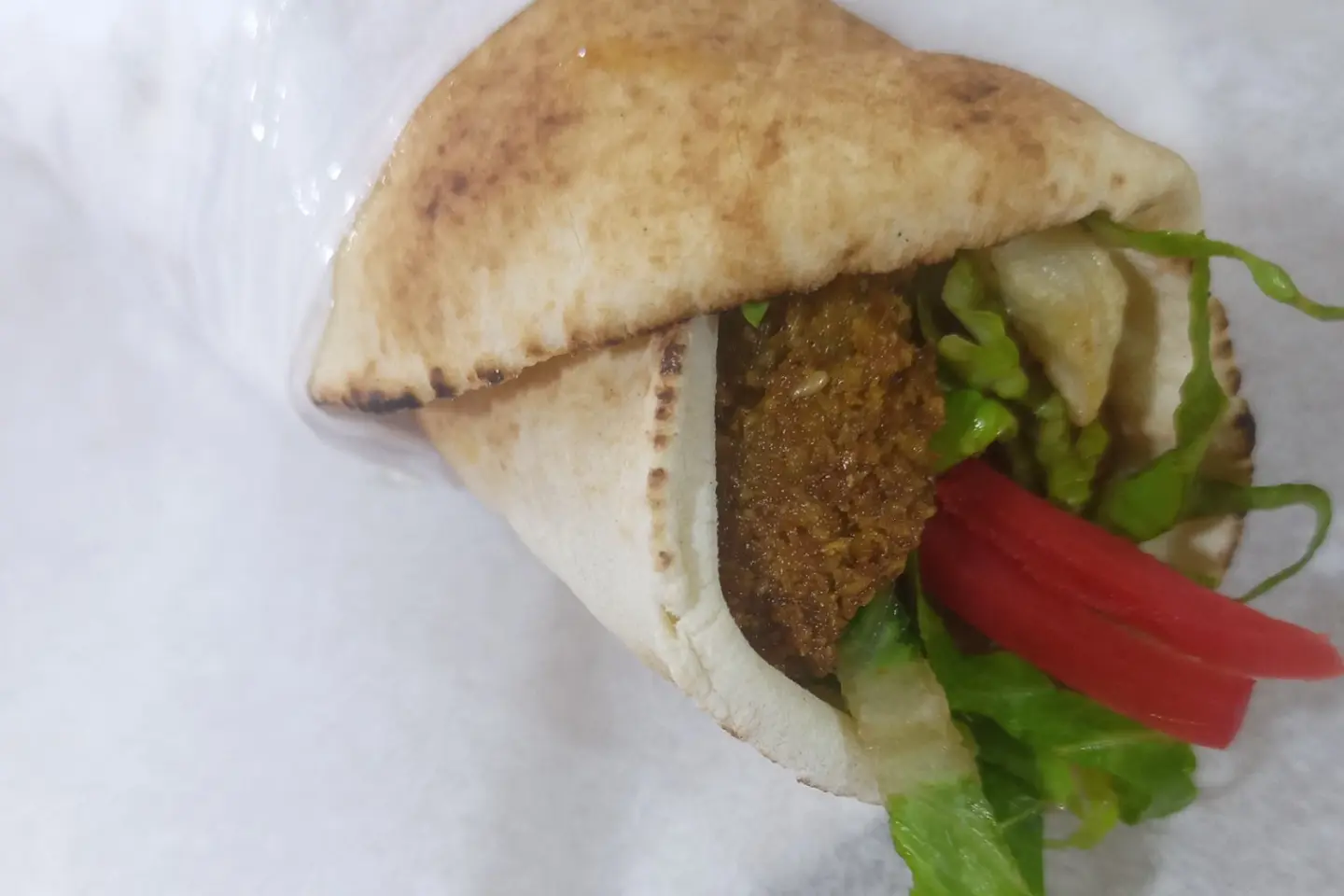 فلافل - خبز عادي