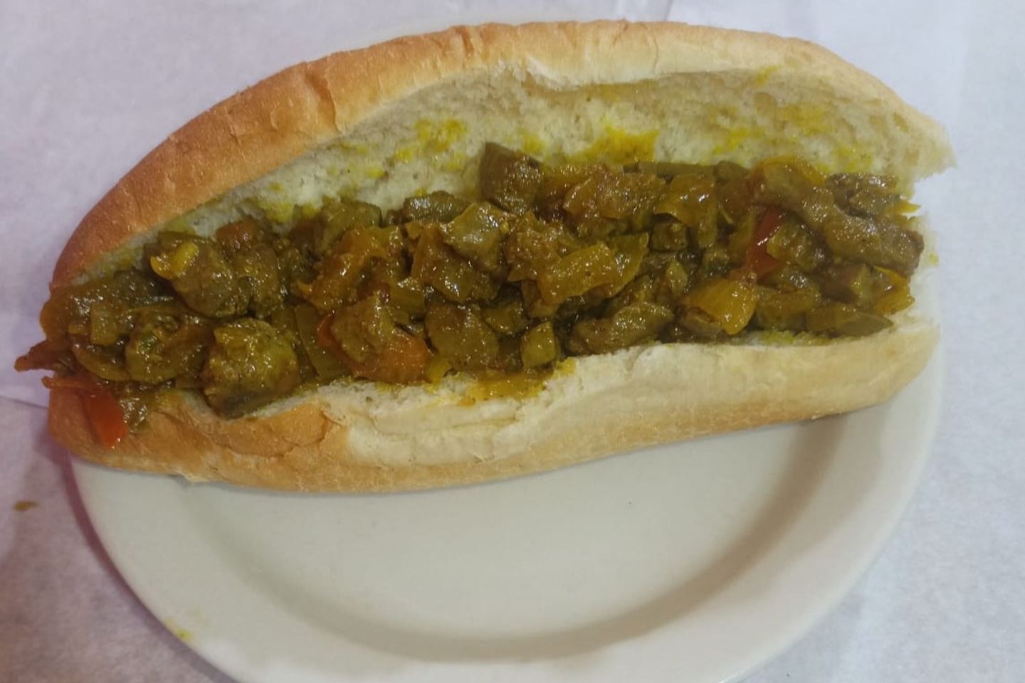 كبدة - خبز عادي