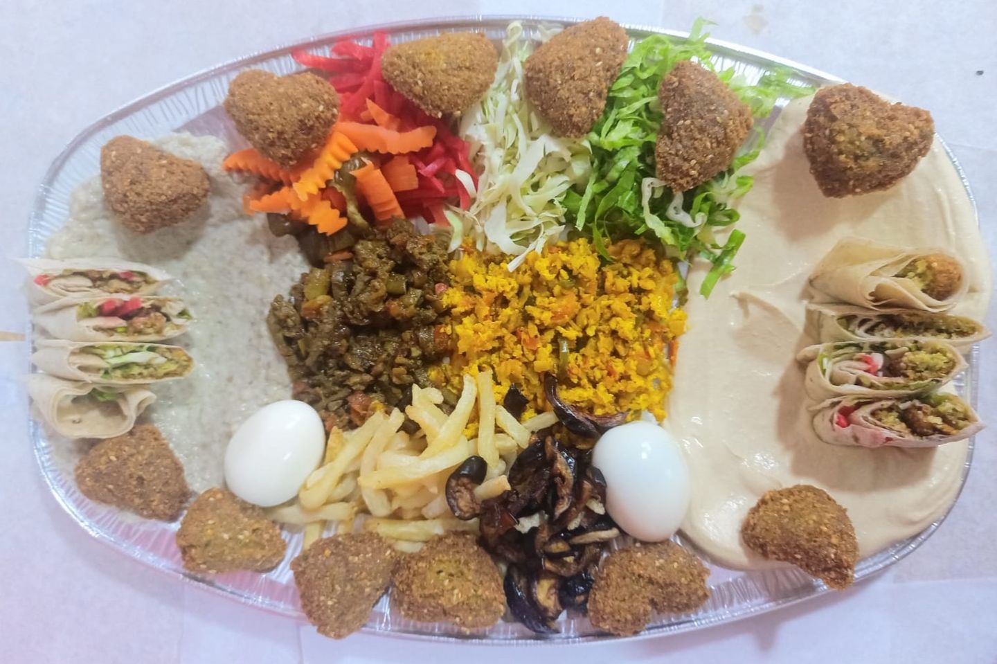 صحن مشكل فطور شامي - صغير