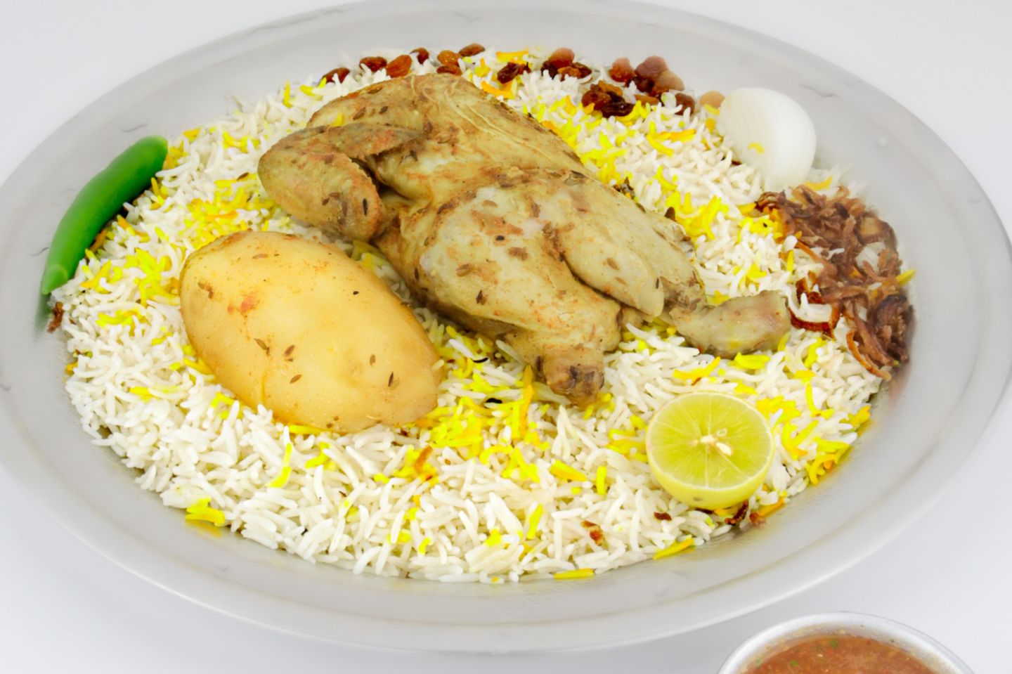 مدفون دجاج - نص حبة